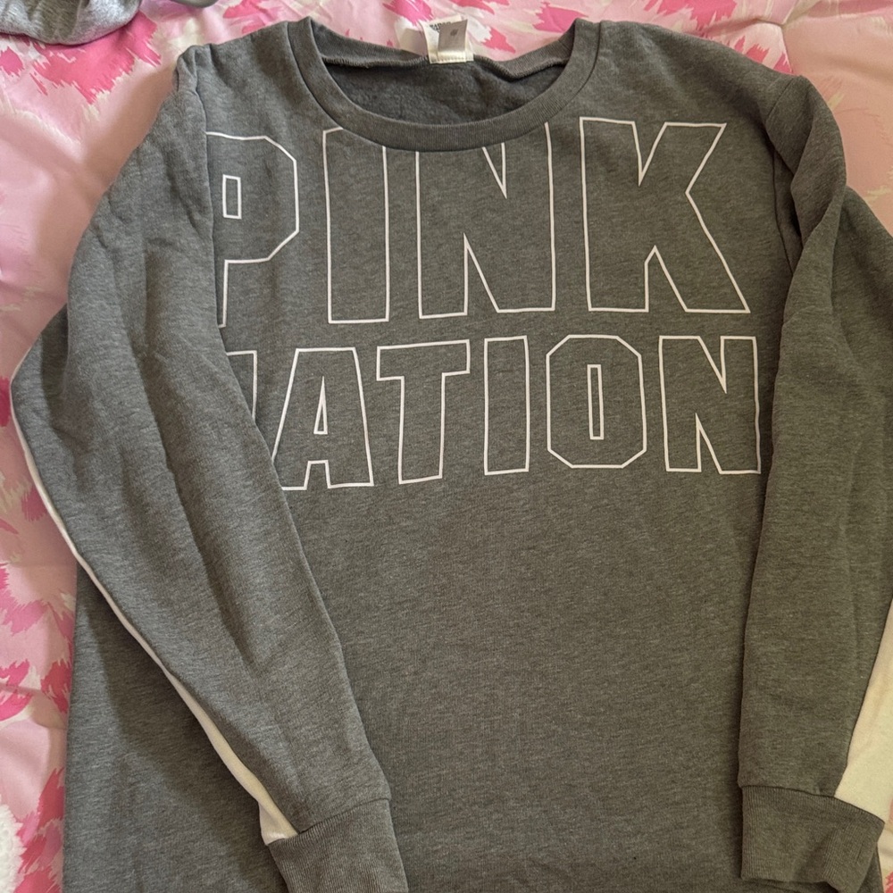 PINK Victoria's Secret Gray Kids Sweatshirt